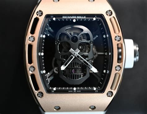 richard mille tourbillon rm 052 skull watch replica|richard mille tourbillon headbone.